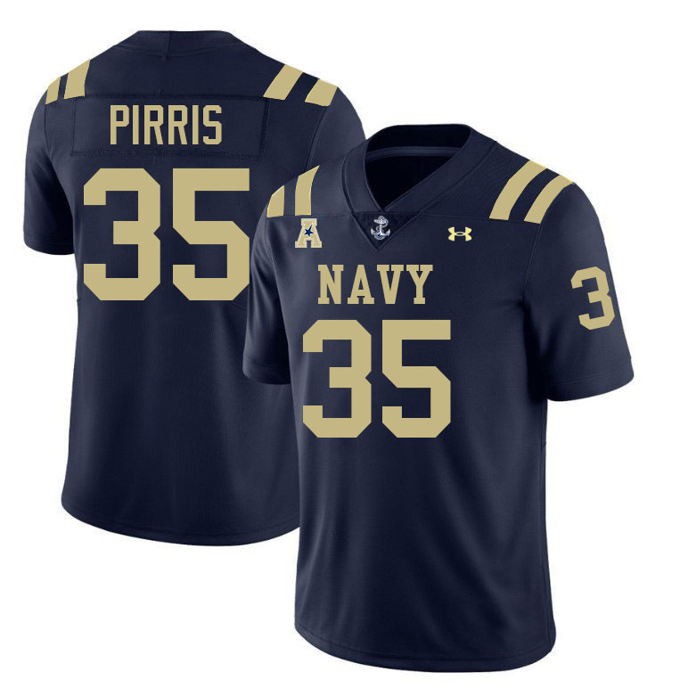 Navy Midshipmen #35 Luke Pirris College Football Jerseys,Apparels Stitched-Navy Navy Midshipmen #35 Luke Pirris College Football Jerseys,Apparels Stitched-Navy